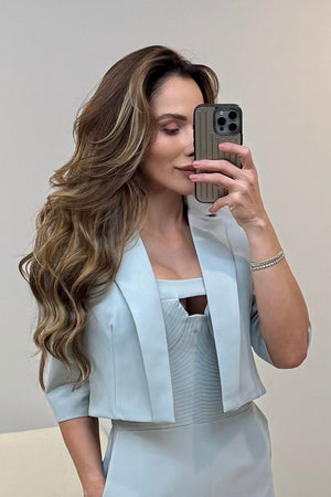 Cinea Crop Top Blazer