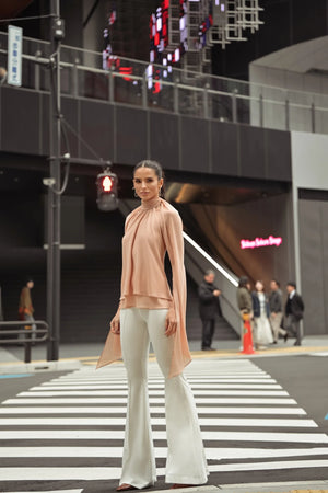 Chiffon Nude Blouse