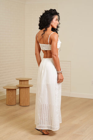 Off White Maxi Dress
