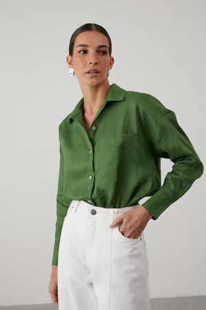 Chloe linen skirt