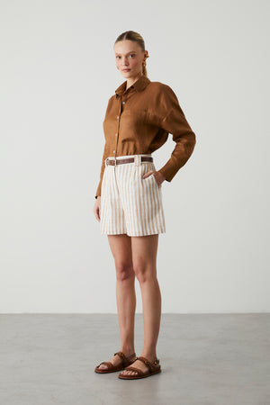 Chloe linen skirt