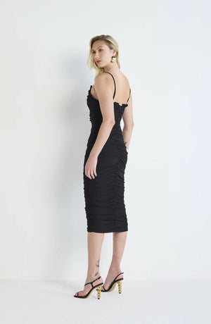 Marcia Midi Dress - Black