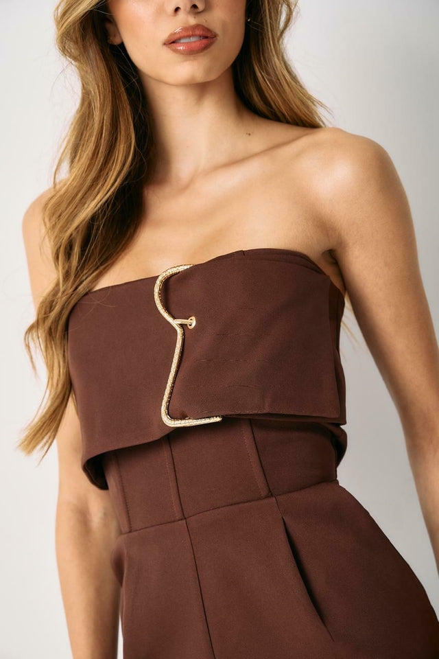 Carmela Jumpsuit - Brown
