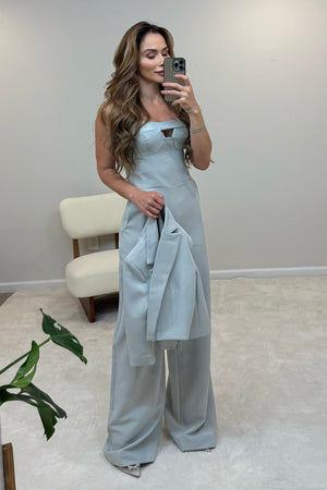 Jumpsuit and Blazer Set