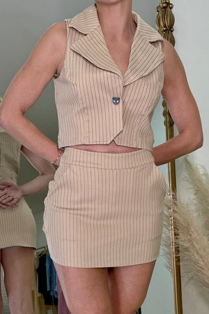 Vest in Beige