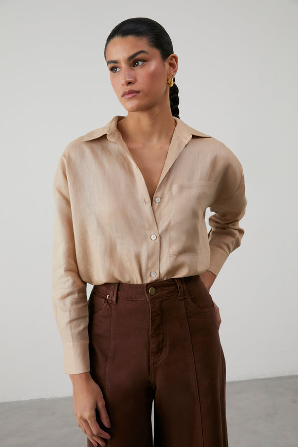 Chloe linen skirt