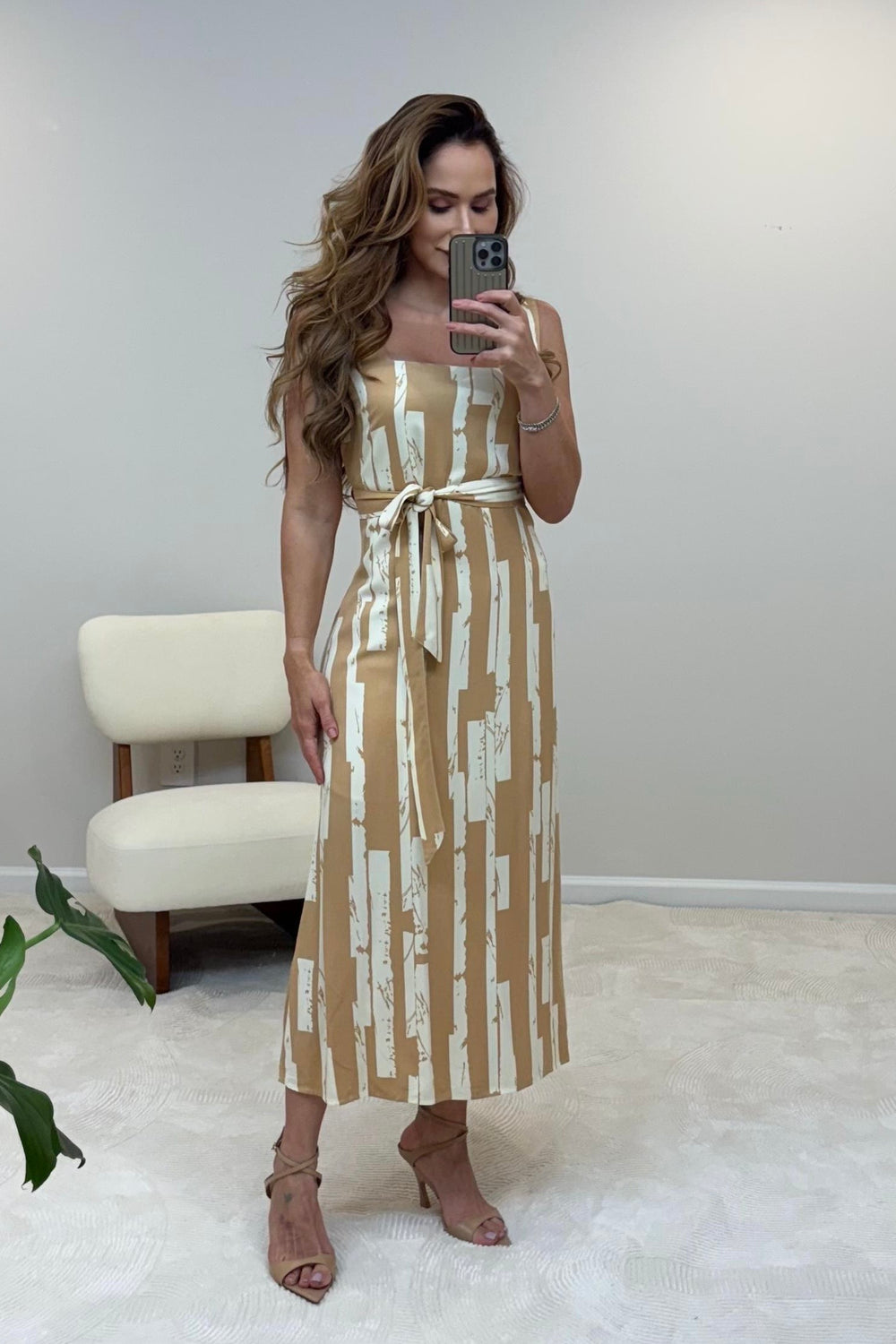 Viscose Midi Dress