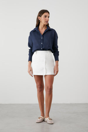 Chloe linen skirt
