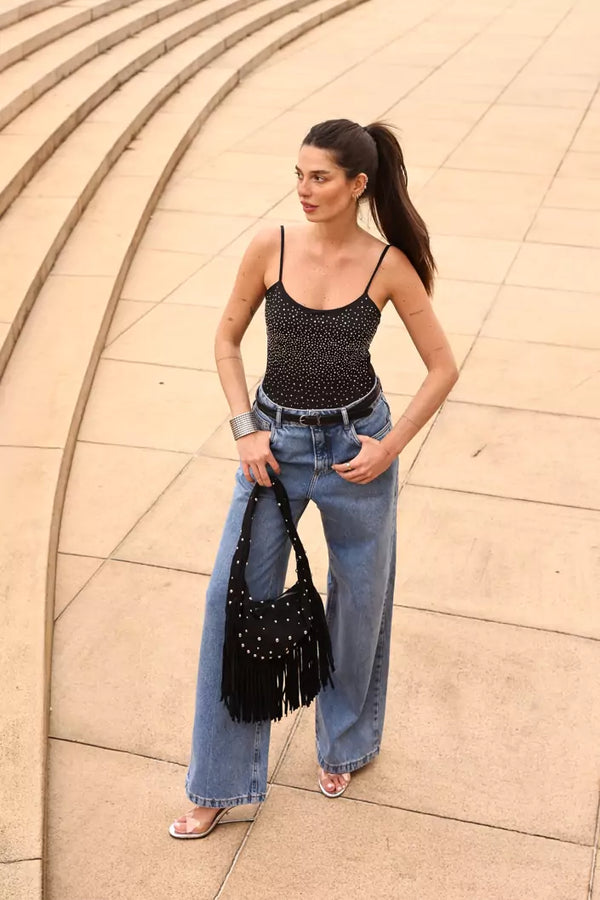 Calça Jeans Wide leg