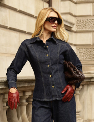 Fitted Denim Shirt
