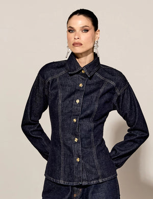 Fitted Denim Shirt