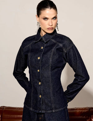 Fitted Denim Shirt