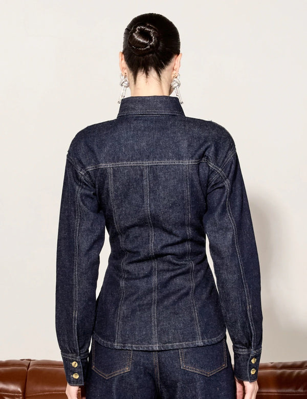 Fitted Denim Shirt