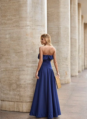 Vestido Midi Saia Assimétrica
