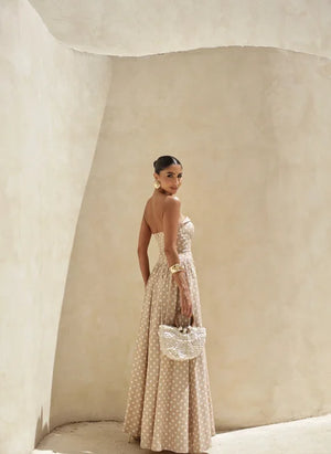 Maxi polka dot Dress