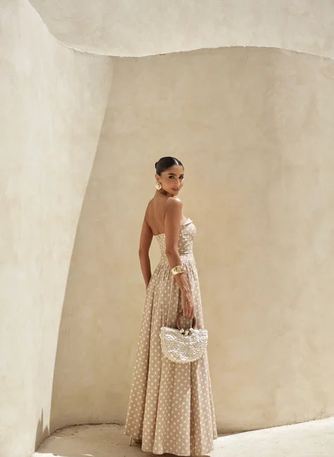 Maxi polka dot Dress