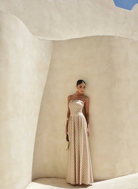 Maxi polka dot Dress