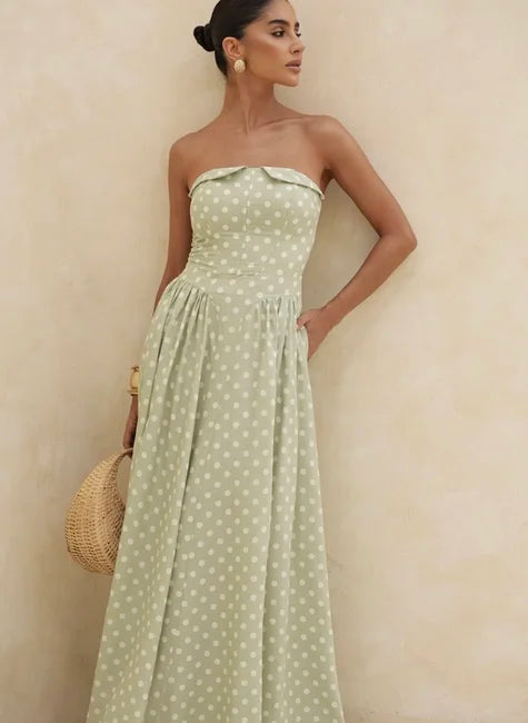 Maxi polka dot Dress